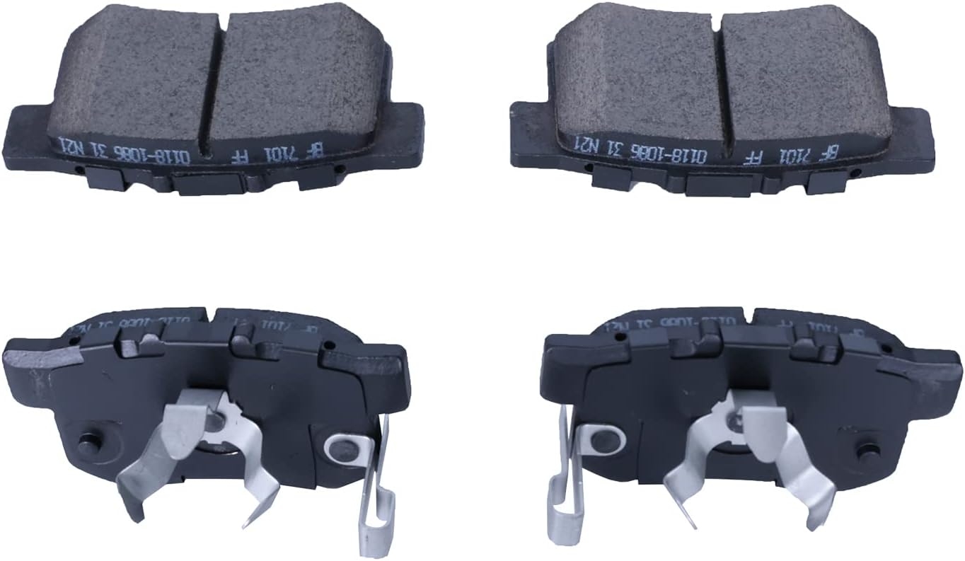 Replacement for Front & Rear Ceramic Brake pads Set 2016 2017 2018 2019 Honda Civic D1451 D914 - Image 95