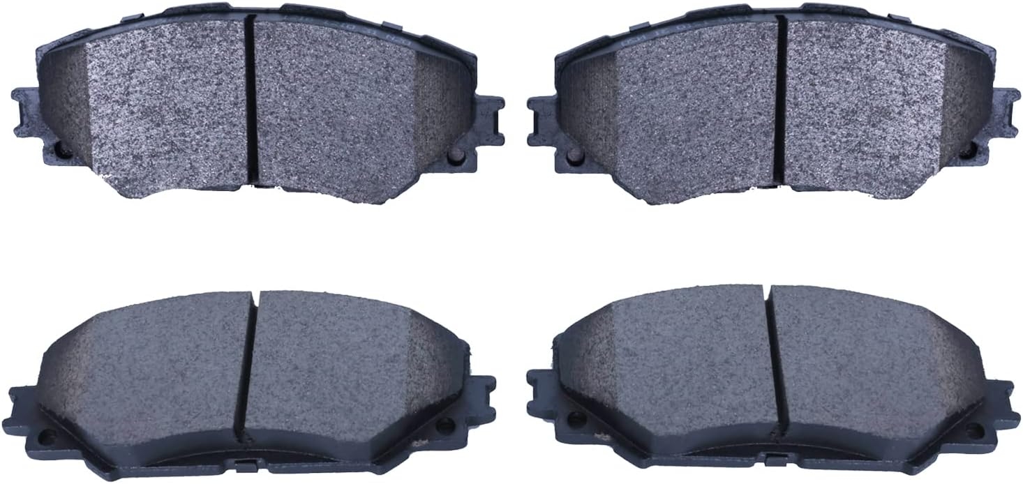 Replacement for Front & Rear Ceramic Brake pads Set 2016 2017 2018 2019 Honda Civic D1451 D914 - Image 99