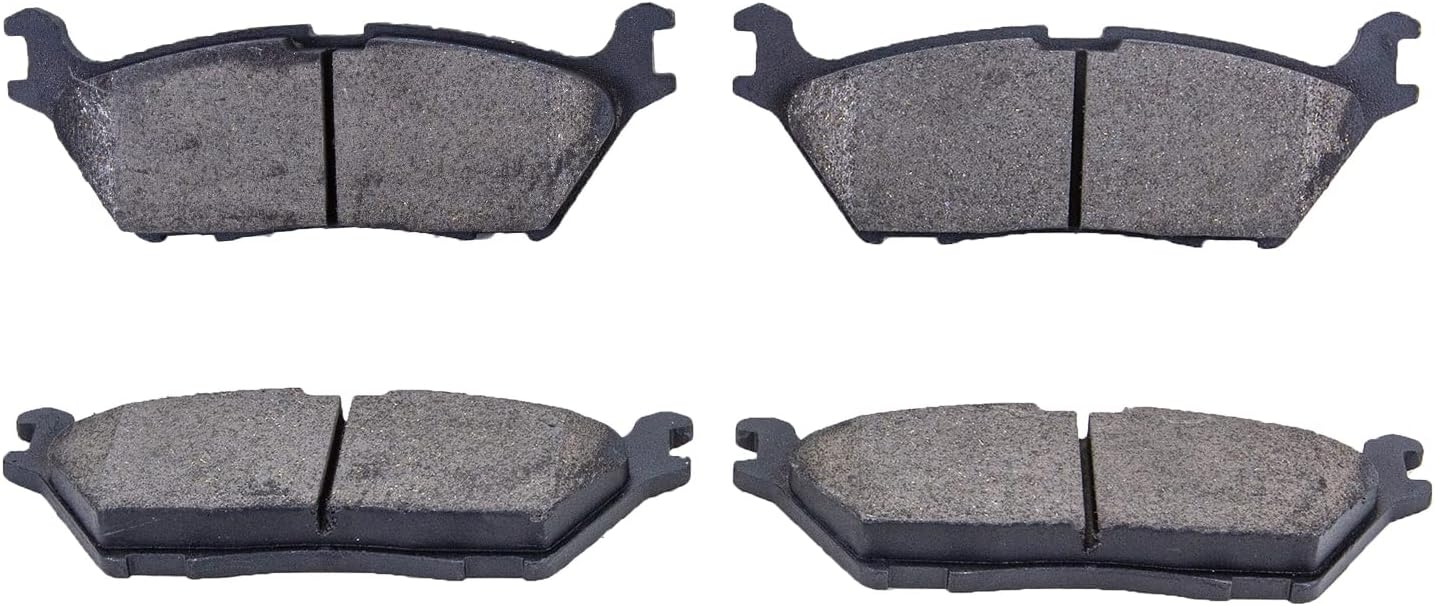 Replacement for Front & Rear Ceramic Brake pads Set 2016 2017 2018 2019 Honda Civic D1451 D914 - Image 103