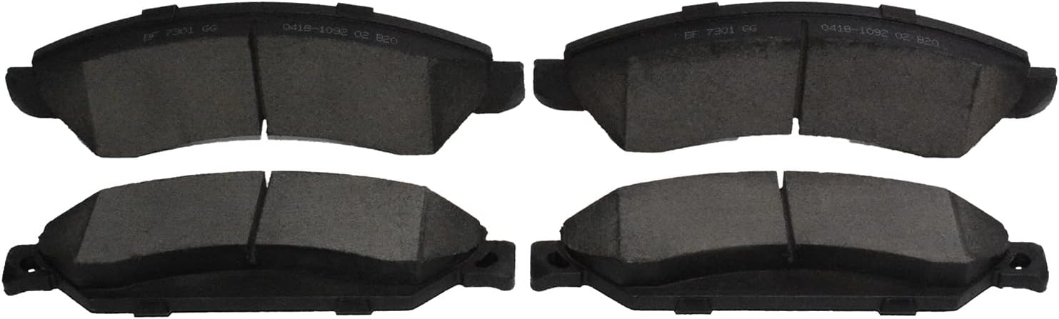 Replacement for Front & Rear Ceramic Brake pads Set 2016 2017 2018 2019 Honda Civic D1451 D914 - Image 105