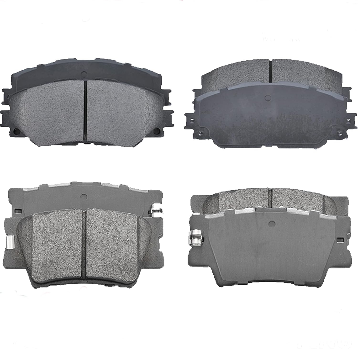 Replacement for Front & Rear Ceramic Brake pads Set 2016 2017 2018 2019 Honda Civic D1451 D914 - Image 107