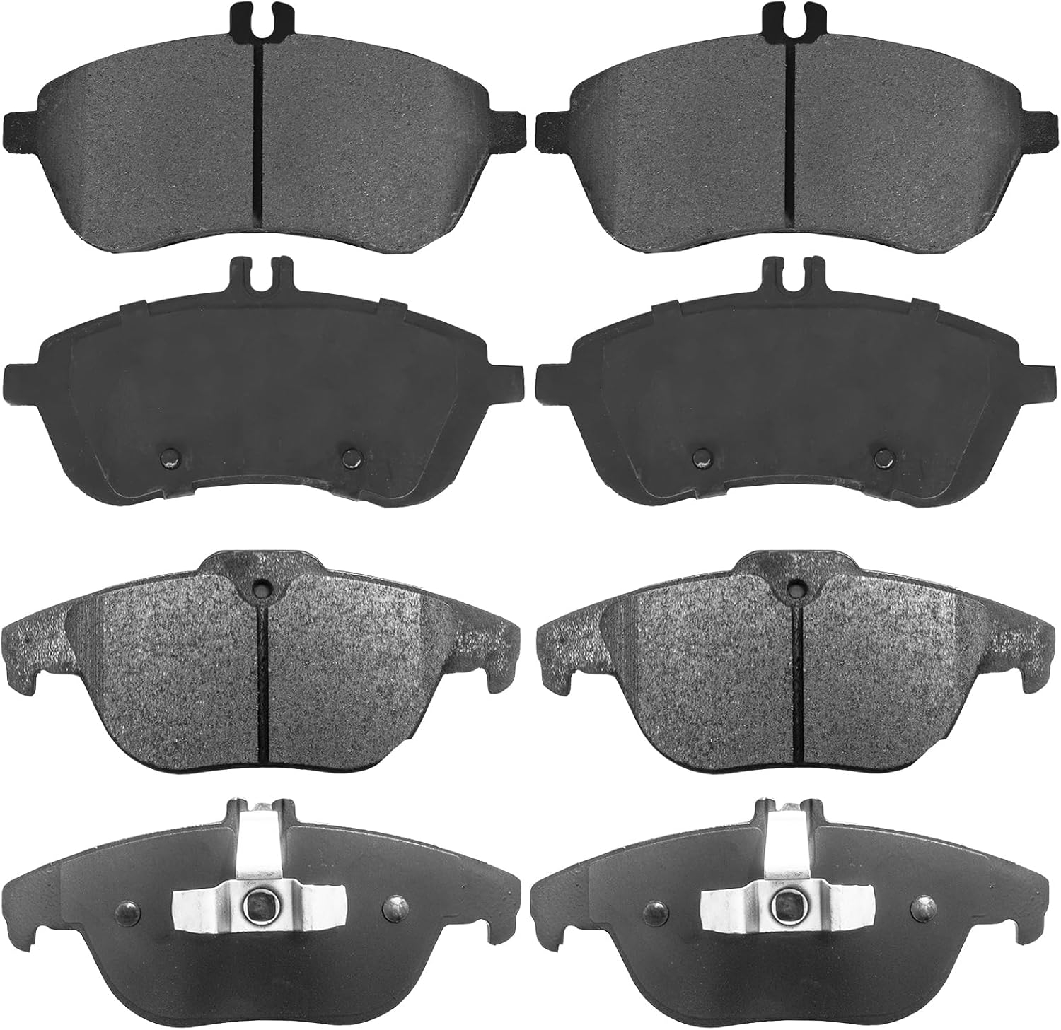 Replacement for Front & Rear Ceramic Brake pads Set 2016 2017 2018 2019 Honda Civic D1451 D914 - Image 108