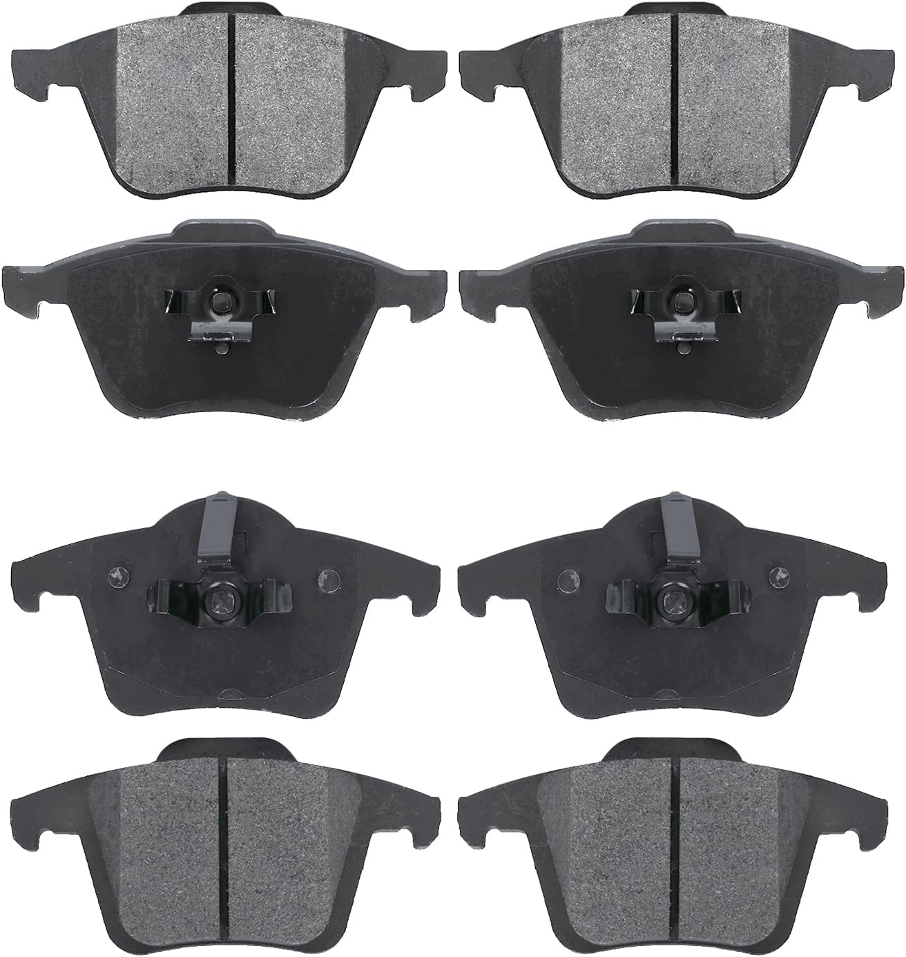 Replacement for Front & Rear Ceramic Brake pads Set 2016 2017 2018 2019 Honda Civic D1451 D914 - Image 117