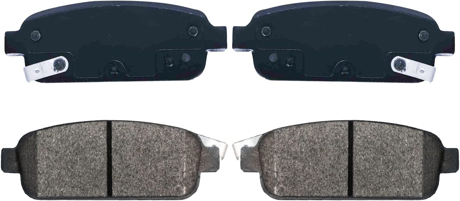 Replacement for Front & Rear Ceramic Brake pads Set 2016 2017 2018 2019 Honda Civic D1451 D914 - Image 126