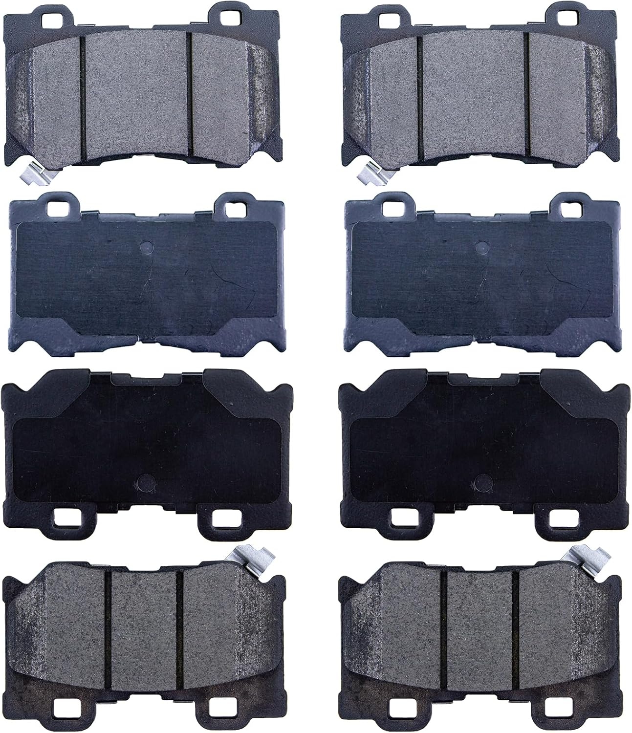 Replacement for Front & Rear Ceramic Brake pads Set 2016 2017 2018 2019 Honda Civic D1451 D914 - Image 130