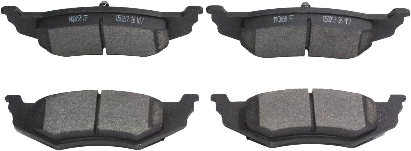 Replacement for Front & Rear Ceramic Brake pads Set 2016 2017 2018 2019 Honda Civic D1451 D914 - Image 140