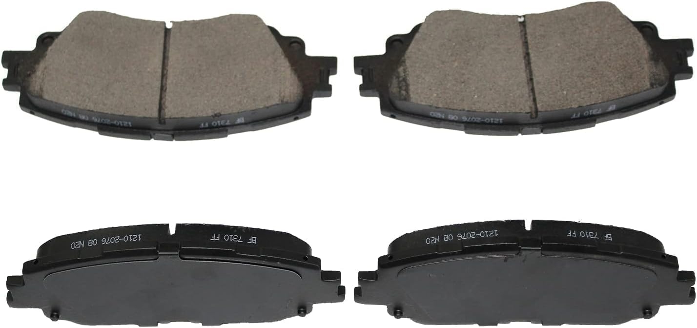 Replacement for Front & Rear Ceramic Brake pads Set 2016 2017 2018 2019 Honda Civic D1451 D914 - Image 143