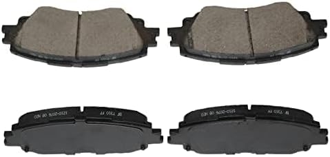 Replacement for Front & Rear Ceramic Brake pads Set 2016 2017 2018 2019 Honda Civic D1451 D914 - Image 146