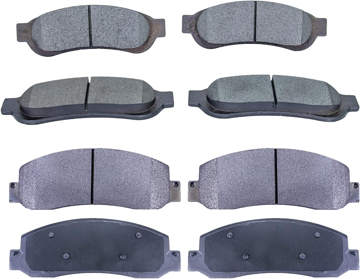 Replacement for Front & Rear Ceramic Brake pads Set 2016 2017 2018 2019 Honda Civic D1451 D914 - Image 153