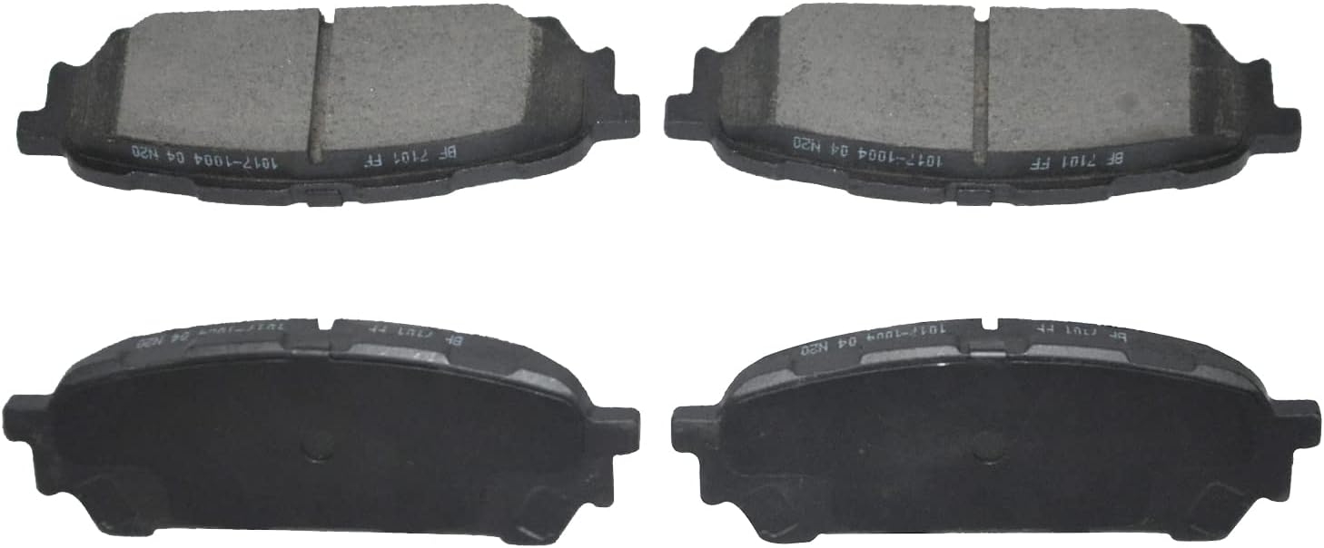 Replacement for Front & Rear Ceramic Brake pads Set 2016 2017 2018 2019 Honda Civic D1451 D914 - Image 158