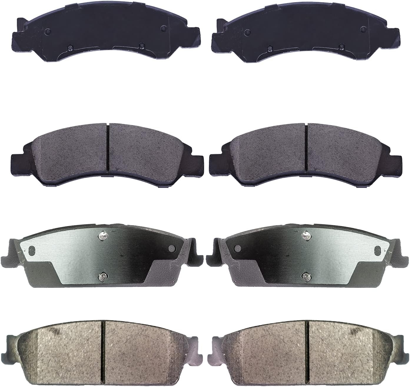 Replacement for Front & Rear Ceramic Brake pads Set 2016 2017 2018 2019 Honda Civic D1451 D914 - Image 160