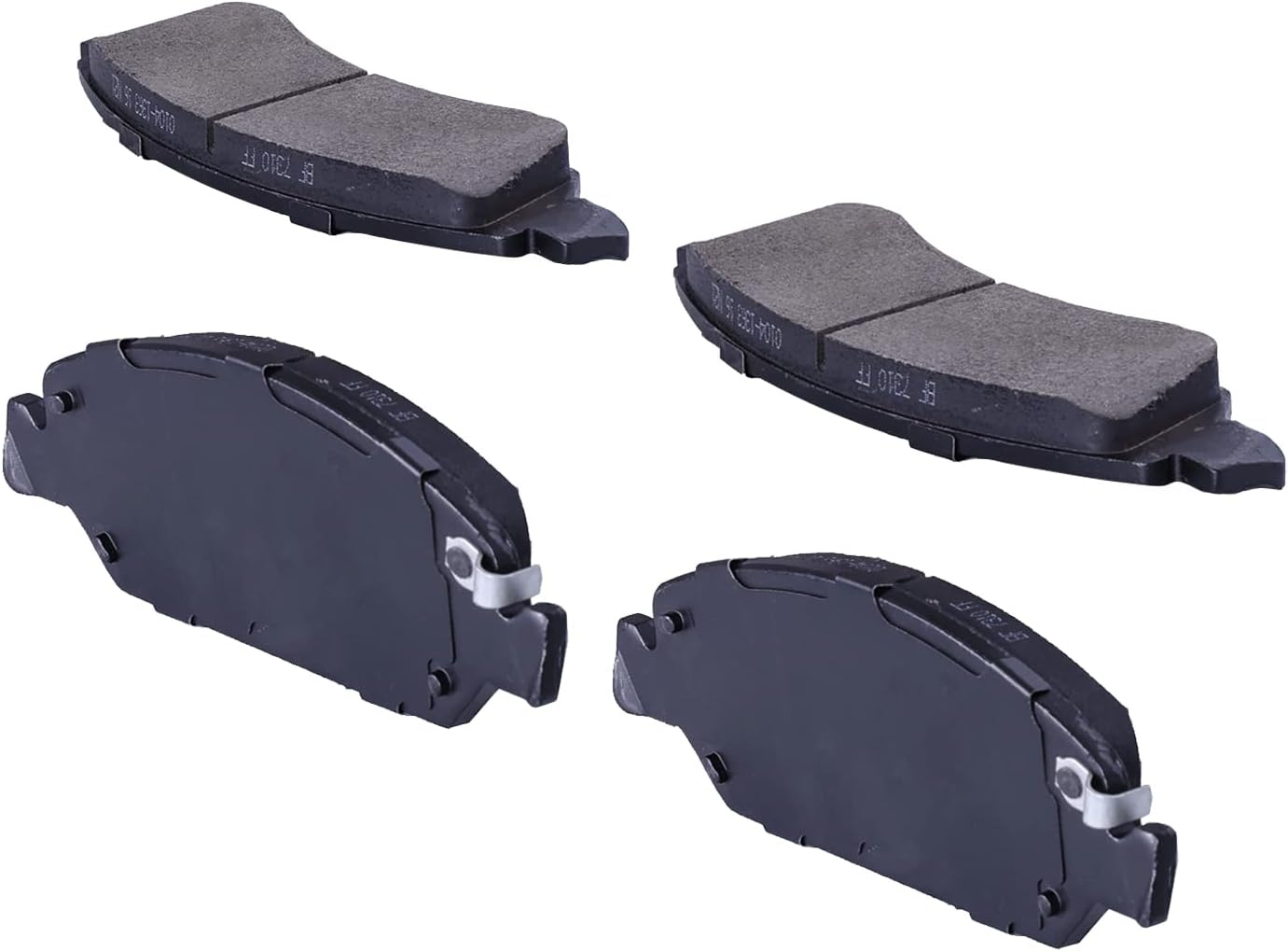 Replacement for Front & Rear Ceramic Brake pads Set 2016 2017 2018 2019 Honda Civic D1451 D914 - Image 161