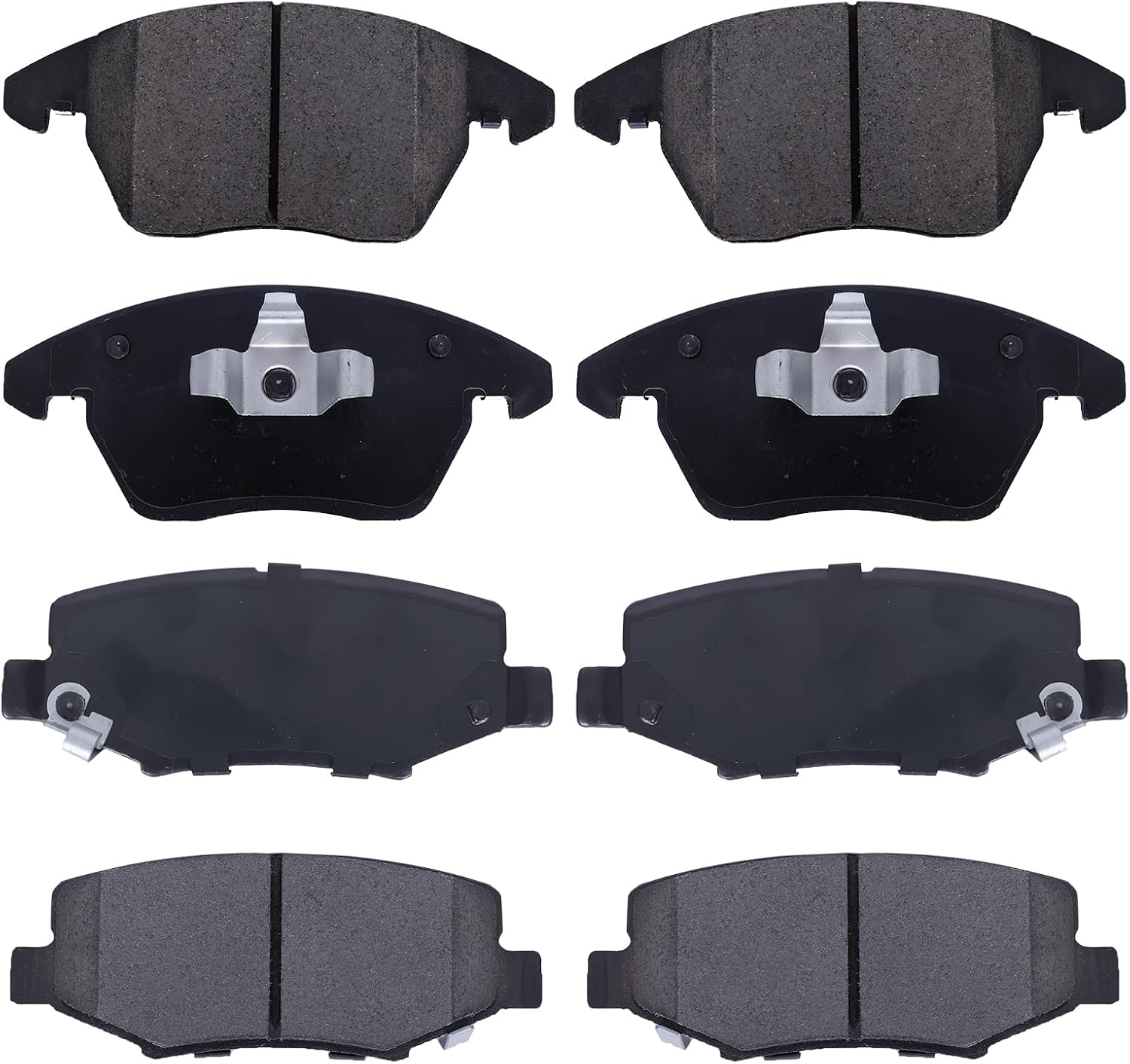 Replacement for Front & Rear Ceramic Brake pads Set 2016 2017 2018 2019 Honda Civic D1451 D914 - Image 166