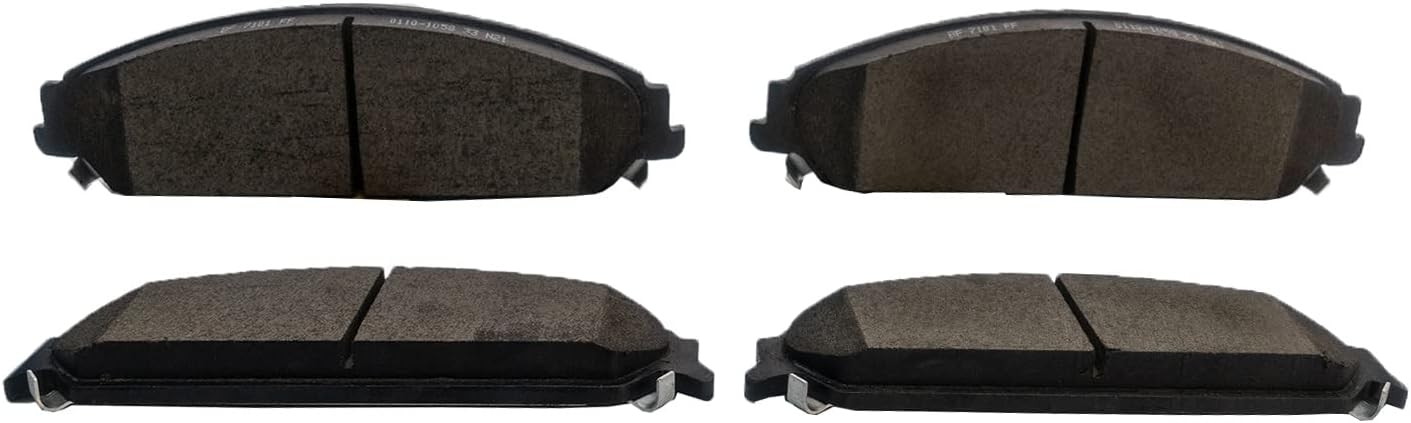 Replacement for Front & Rear Ceramic Brake pads Set 2016 2017 2018 2019 Honda Civic D1451 D914 - Image 171