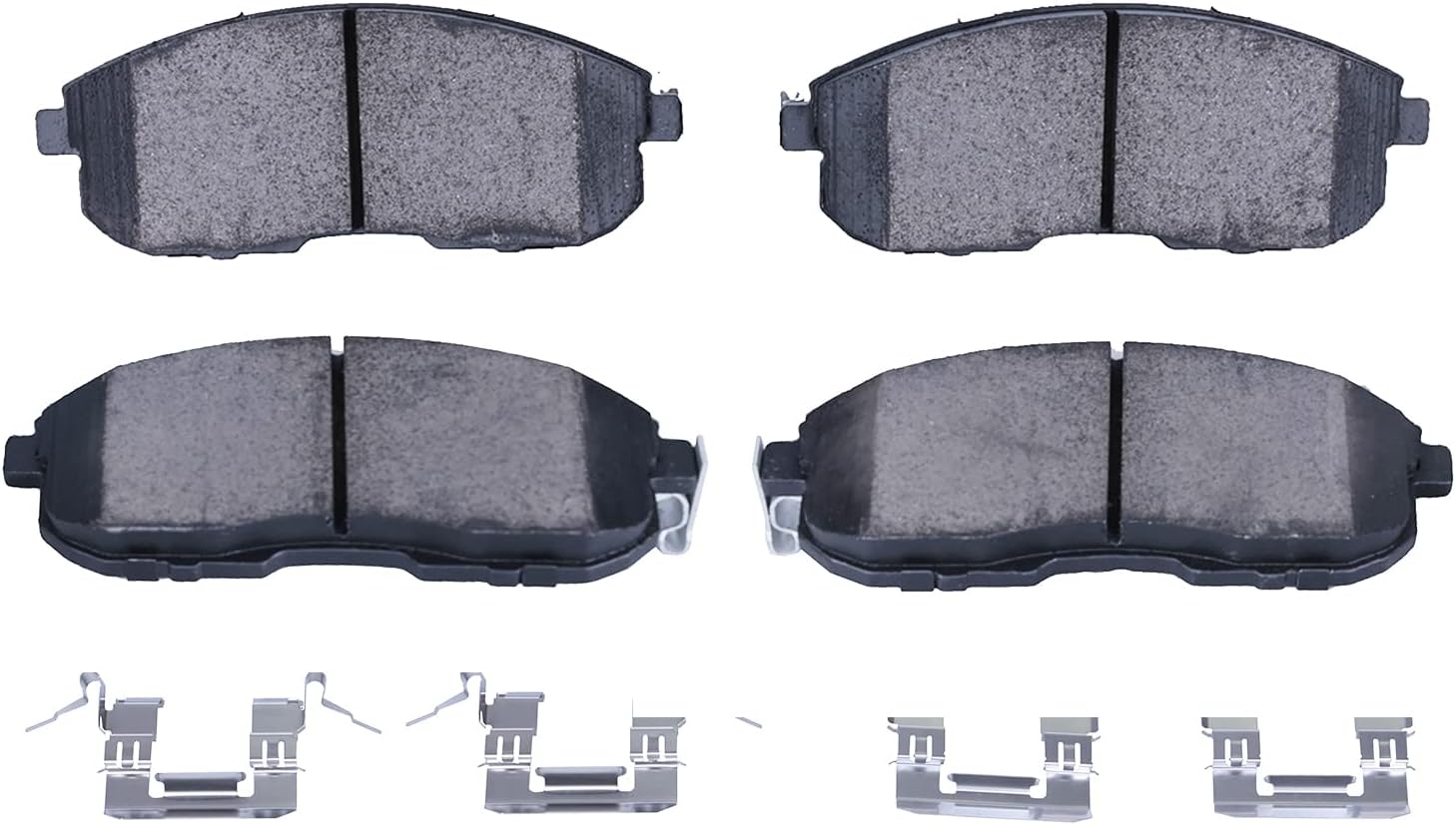 Replacement for Front & Rear Ceramic Brake pads Set 2016 2017 2018 2019 Honda Civic D1451 D914 - Image 173