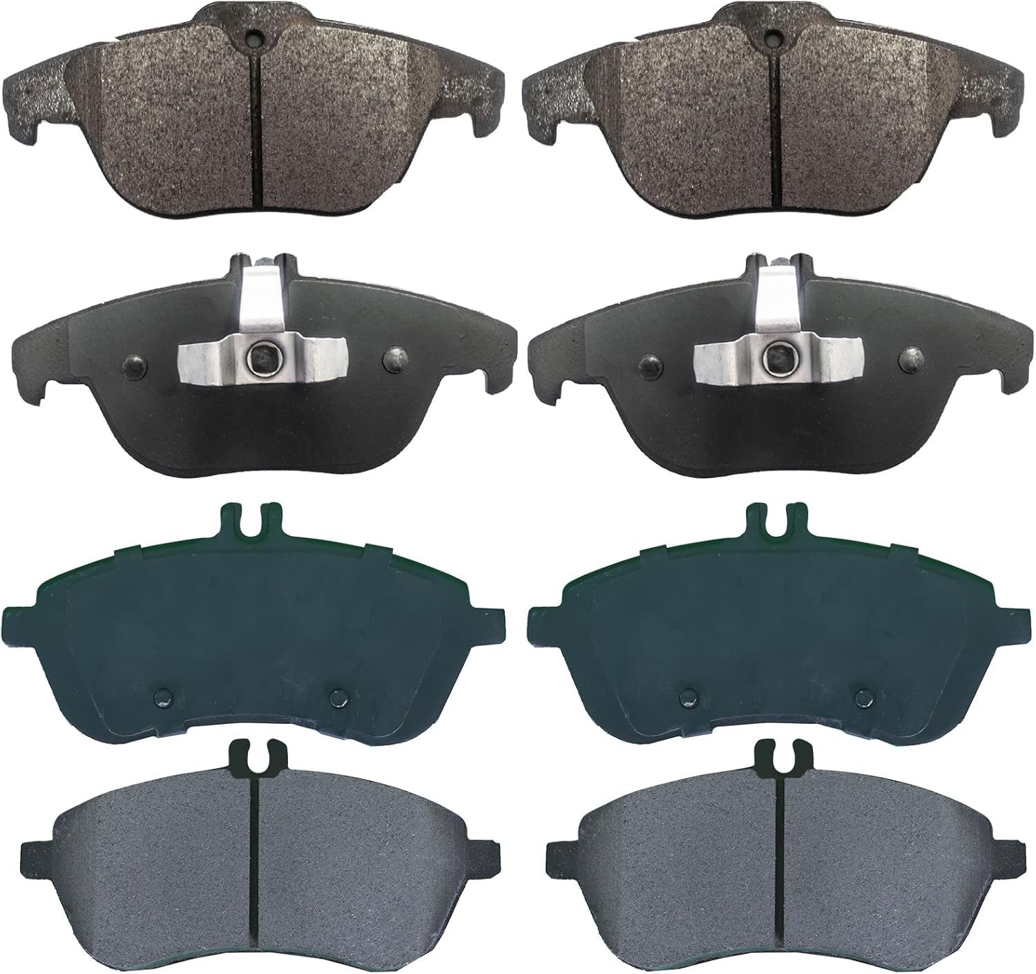 Replacement for Front & Rear Ceramic Brake pads Set 2016 2017 2018 2019 Honda Civic D1451 D914 - Image 183