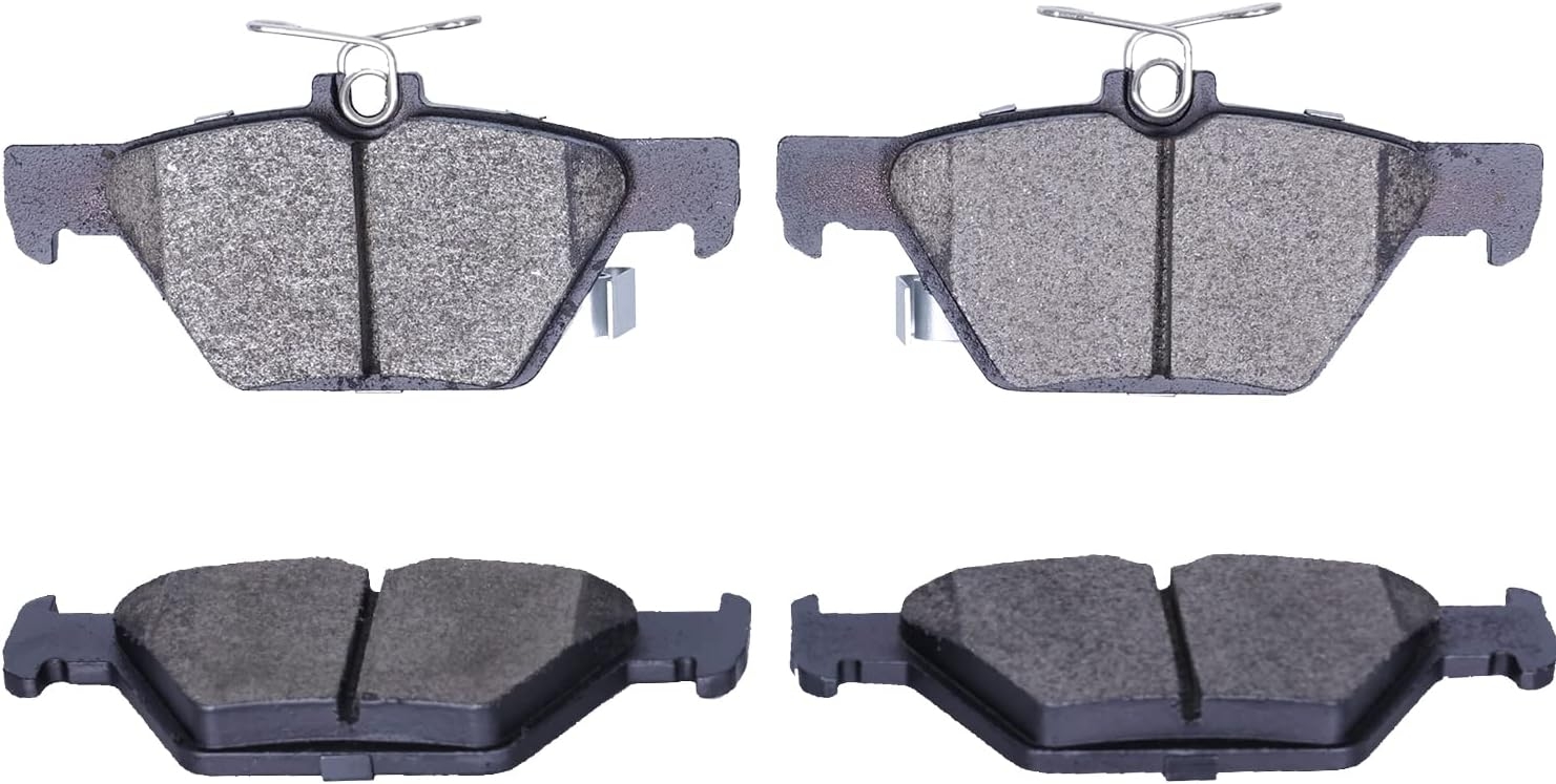 Replacement for Front & Rear Ceramic Brake pads Set 2016 2017 2018 2019 Honda Civic D1451 D914 - Image 187