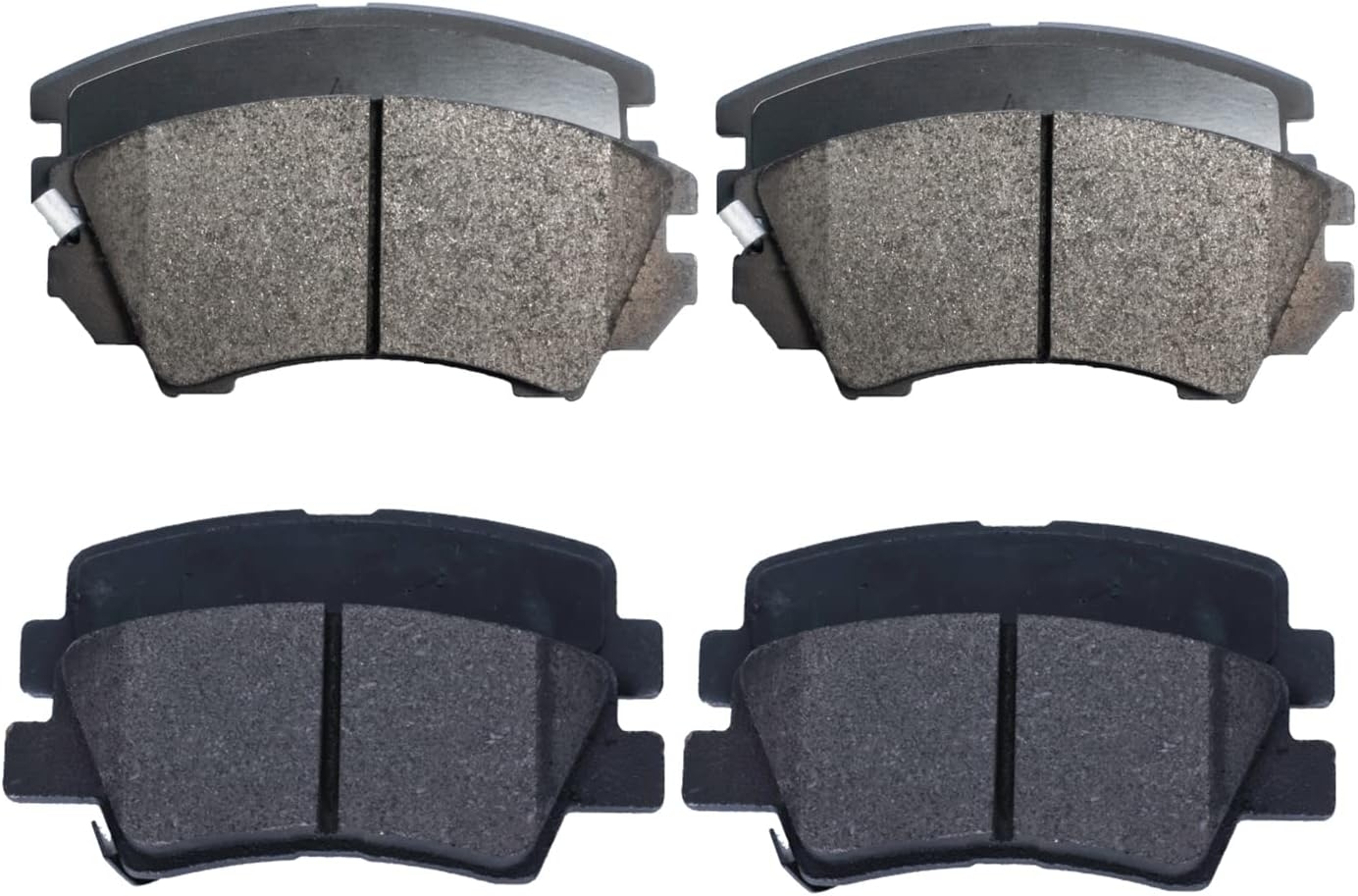 Replacement for Front & Rear Ceramic Brake pads Set 2016 2017 2018 2019 Honda Civic D1451 D914 - Image 191