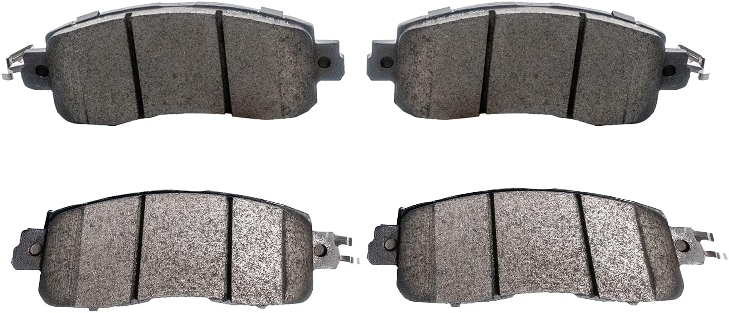 Replacement for Front & Rear Ceramic Brake pads Set 2016 2017 2018 2019 Honda Civic D1451 D914 - Image 204