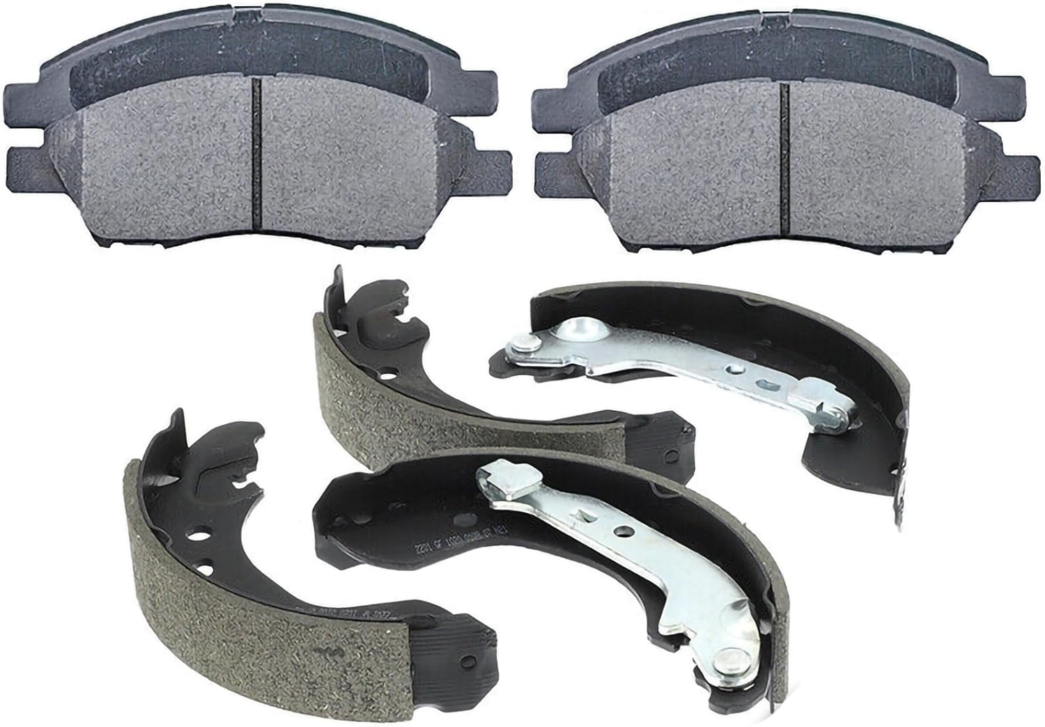 Replacement for Front & Rear Ceramic Brake pads Set 2016 2017 2018 2019 Honda Civic D1451 D914 - Image 211
