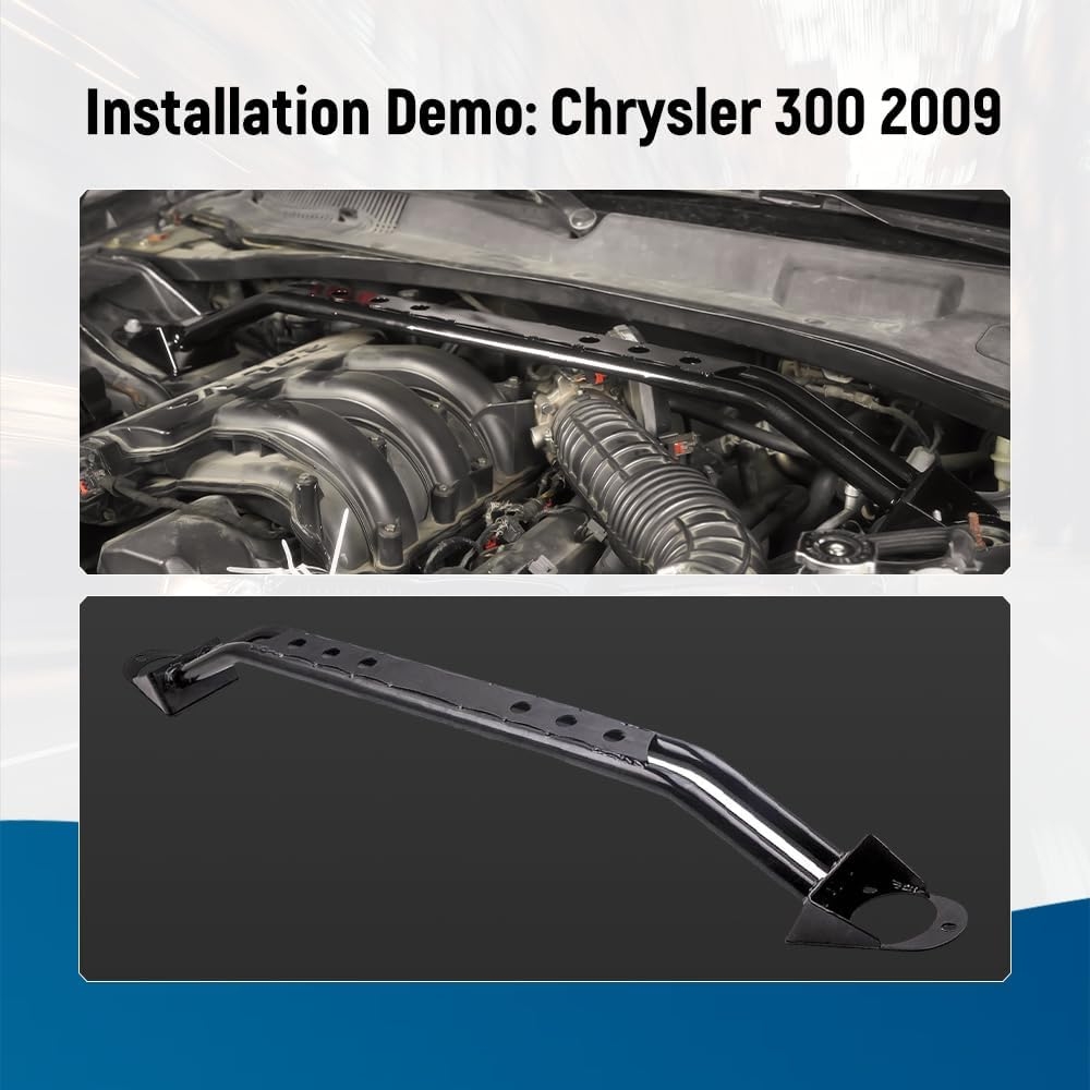 maXpeedingrods Front Strut Tower Brace for Dodge Charger 2006-2011, Dodge Magnum 2005-2008, Chrysler 300C 2005-2023 Dual Strut Bar - Image 4