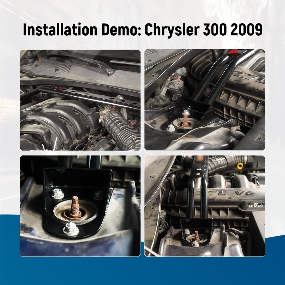 maXpeedingrods Front Strut Tower Brace for Dodge Charger 2006-2011, Dodge Magnum 2005-2008, Chrysler 300C 2005-2023 Dual Strut Bar - Image 5