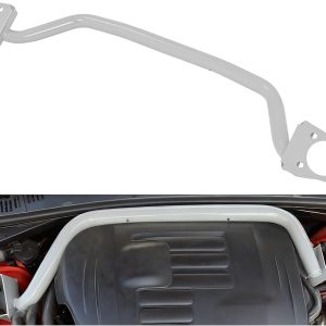 Front Strut Tower Brace Compatible with 2011-2023 Dodge Charger Challenger 2006-2020 Chrysler 300 Replacement for P5155950 Steel Gray