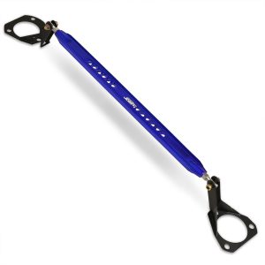 AJP Distributors JDM Sport Suspension Front Upper Billet Aluminum Strut Tower Bar Tie Brace Stabilizer Rod Support Arm Blue Compatible/Replacement For Prelude 1992 1993 1994 1995 1996 92 93 94 95 96