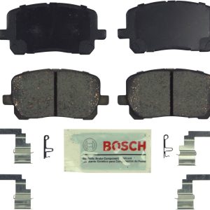 BOSCH BE923H Blue Ceramic Disc Brake Pad Set With Hardware – Compatible With Select Pontiac Vibe Toyota Corolla, Matrix FRONT