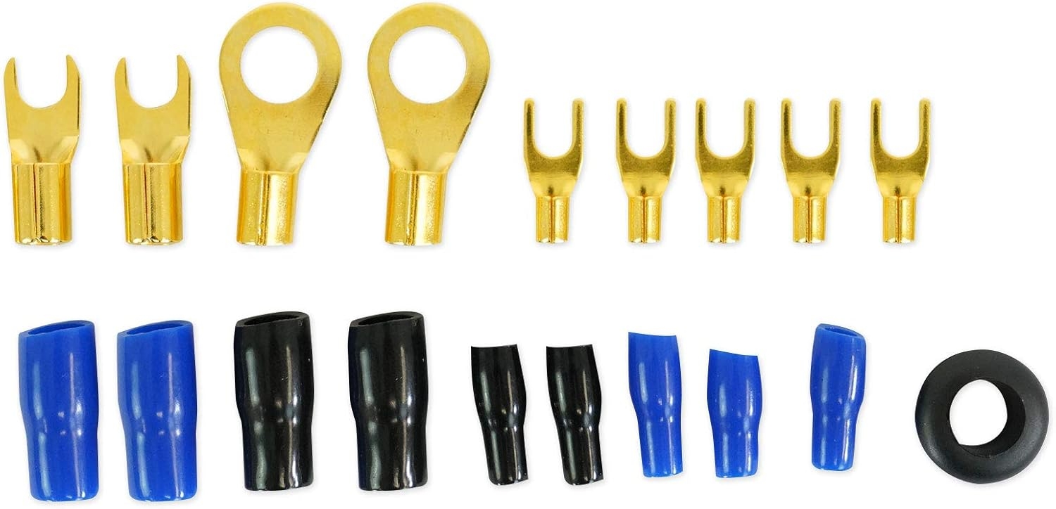 Rockville SK512 Package 12" 1400w K5 Car Subwoofer Enclosure, DB11 Amp, 8Ga Wiring Kit, Vented Loaded Sub and Mono Amplifier with Bass Knob - Image 6