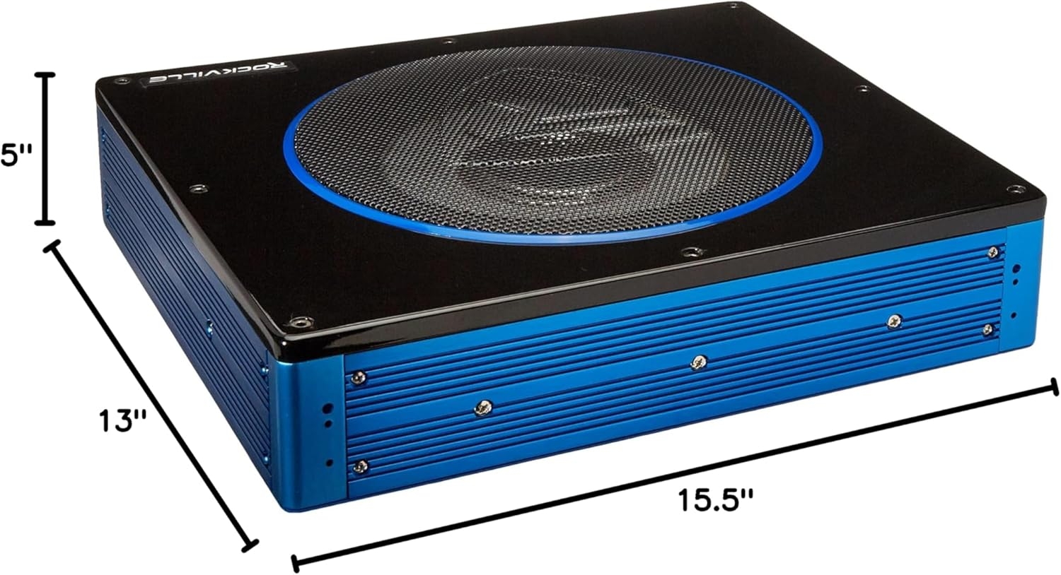 Rockville RW10CA 800W Peak Slim 10" Active Powered Car Subwoofer, Built-in Amp, Hardwired Remote Control, Low Profile Design for Compact Car Audio Systems - Image 17