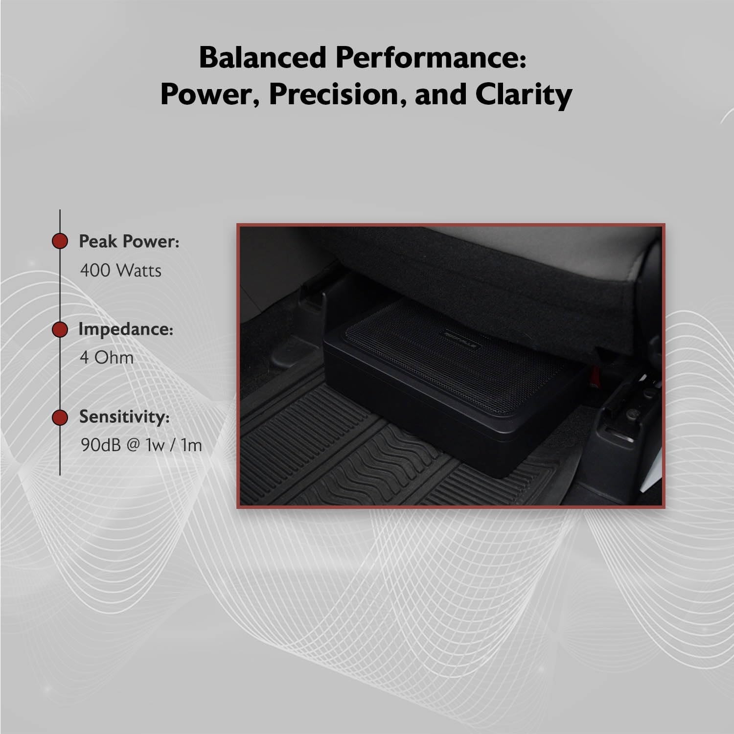 Rockville RW10CA 800W Peak Slim 10" Active Powered Car Subwoofer, Built-in Amp, Hardwired Remote Control, Low Profile Design for Compact Car Audio Systems - Image 25