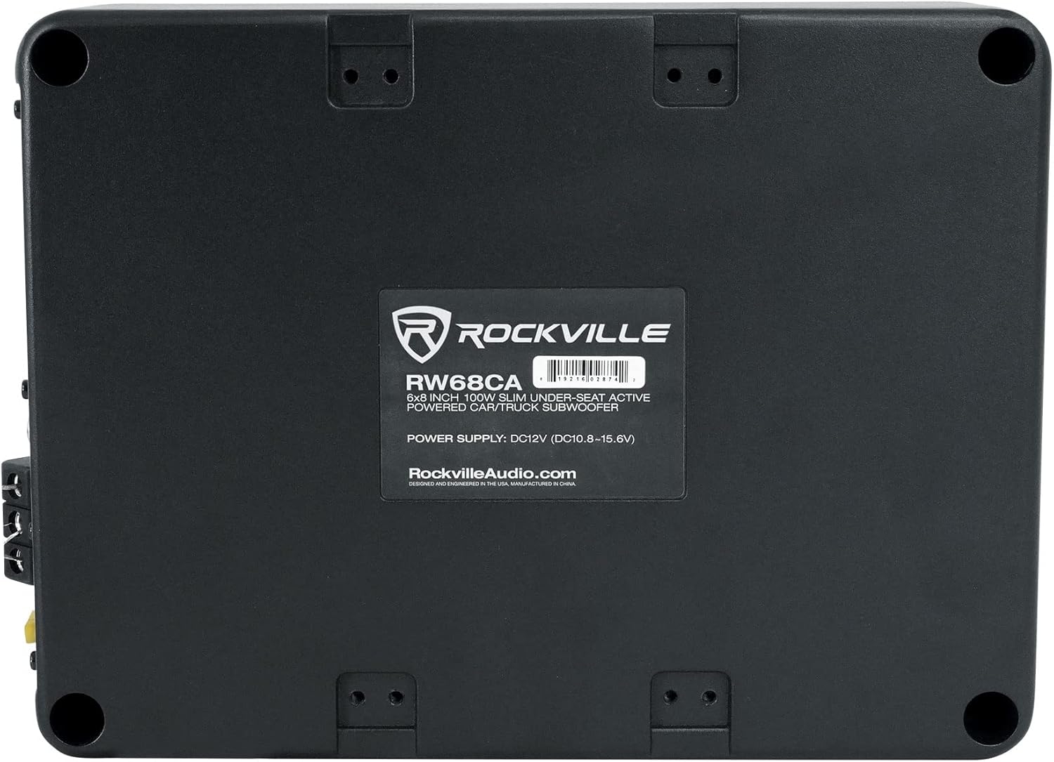 Rockville RW10CA 800W Peak Slim 10" Active Powered Car Subwoofer, Built-in Amp, Hardwired Remote Control, Low Profile Design for Compact Car Audio Systems - Image 26