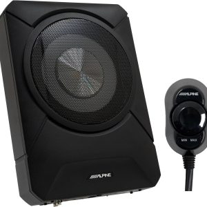 Alpine PWE-S800 8″ Compact Powered Subwoofer – Premium Bass in a Small Package