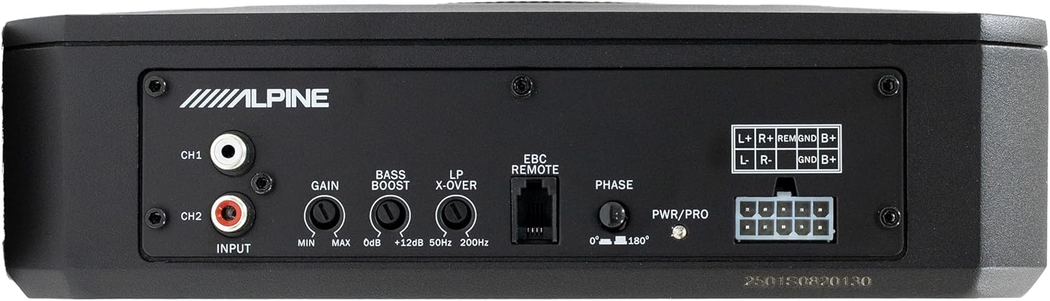 Alpine PWE-S800 8" Compact Powered Subwoofer – Premium Bass in a Small Package - Image 4