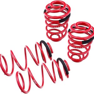 Megan Racing Red Euro-Version 4PCS Coil Lowering Springs Kit (MR-LS-SA9304)