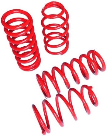 Lowering Springs Compatible With 2005-2010 Charger Magnum 300C 1.8”F/1.9”R Red - Image 5