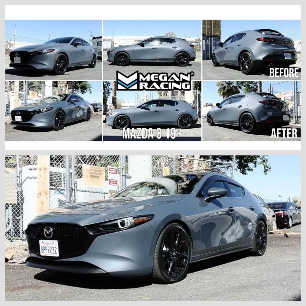 Megan MR-LS-MM319 4PC Front/Rear Street-Version Orange Lowering Springs Kit - Image 2