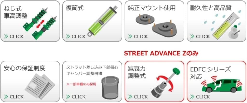 Tein GSK32-81AS2 TEIN Coilover - Street Basis Z - Image 3
