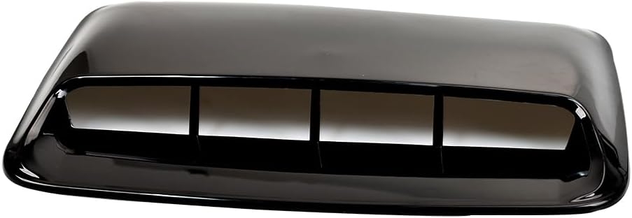 Car Air Flow Decorative,hood air vents for car,Intake Hood Scoop Turbo Bonnet Vent Cover, (Black)