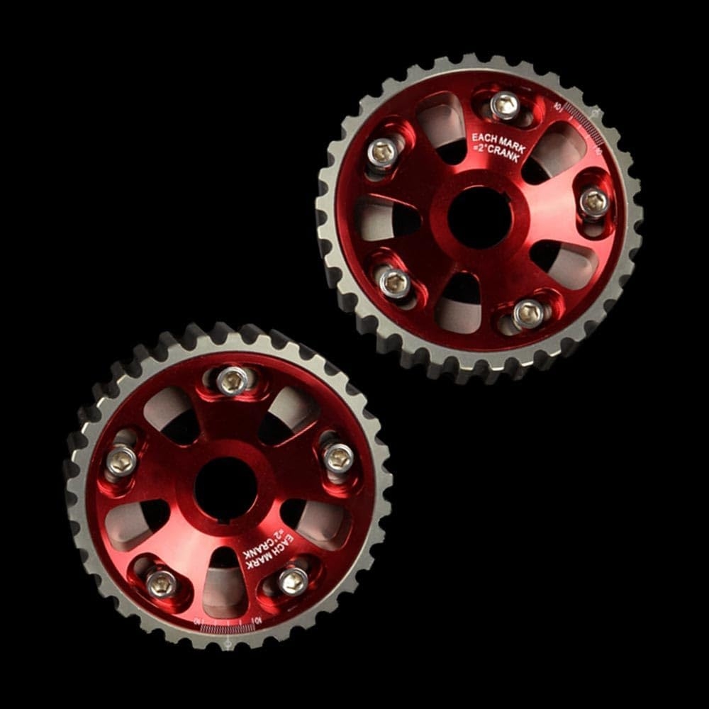 G-PLUS Clear Cam Gear Timing Belt Cover Pulley Compatible with Nissan Skyline R32 R33 GTS RB25DET - Image 5