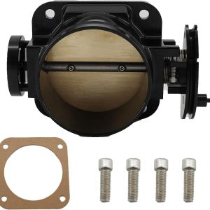 90mm Billet Throttle Body 2JZ GE for 1992-2002 Supra SC300 IS300 GS300 2J (Black)