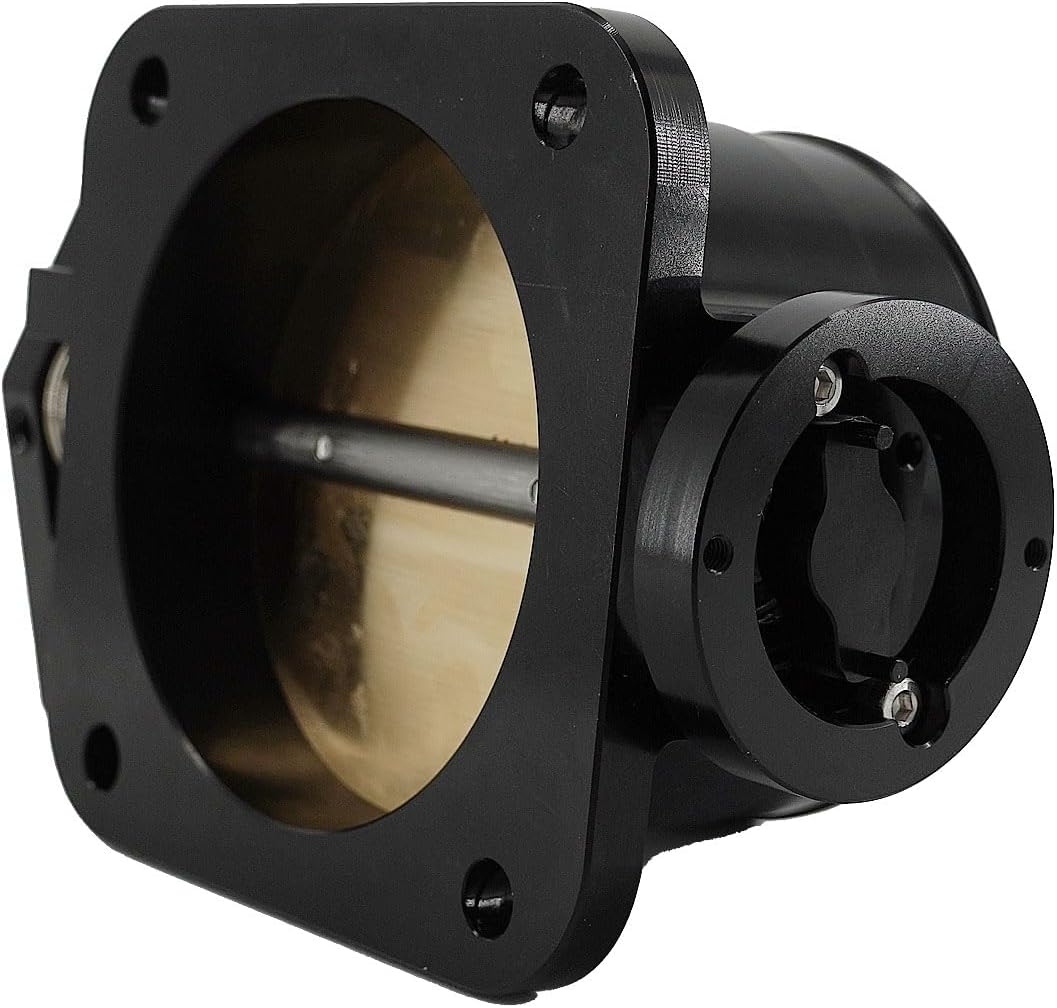 90mm Billet Throttle Body 2JZ GE for 1992-2002 Supra SC300 IS300 GS300 2J (Black) - Image 2