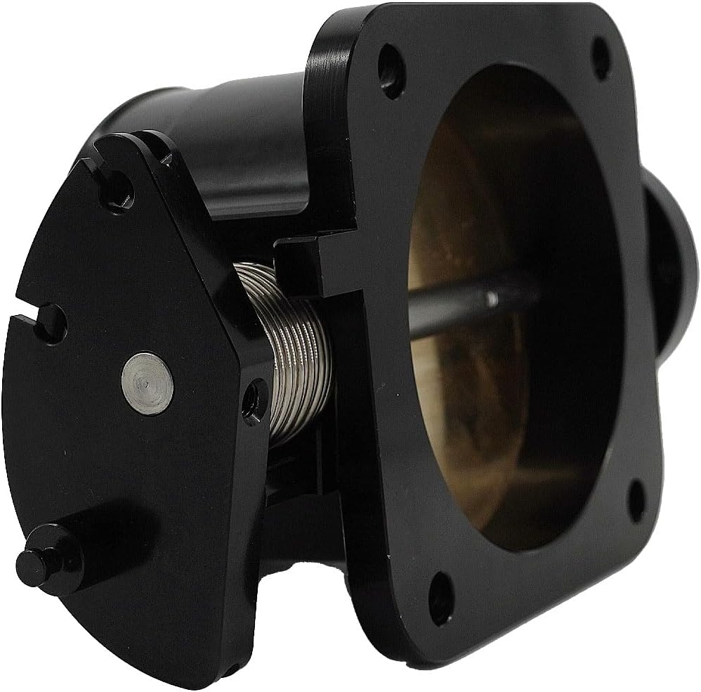 90mm Billet Throttle Body 2JZ GE for 1992-2002 Supra SC300 IS300 GS300 2J (Black) - Image 3