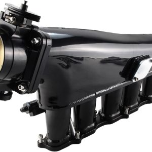 Intake Manifold Fuel Rail 90mm Throttle Body For Toyota Supra MK4 2JZ-GTE JZA80 Black