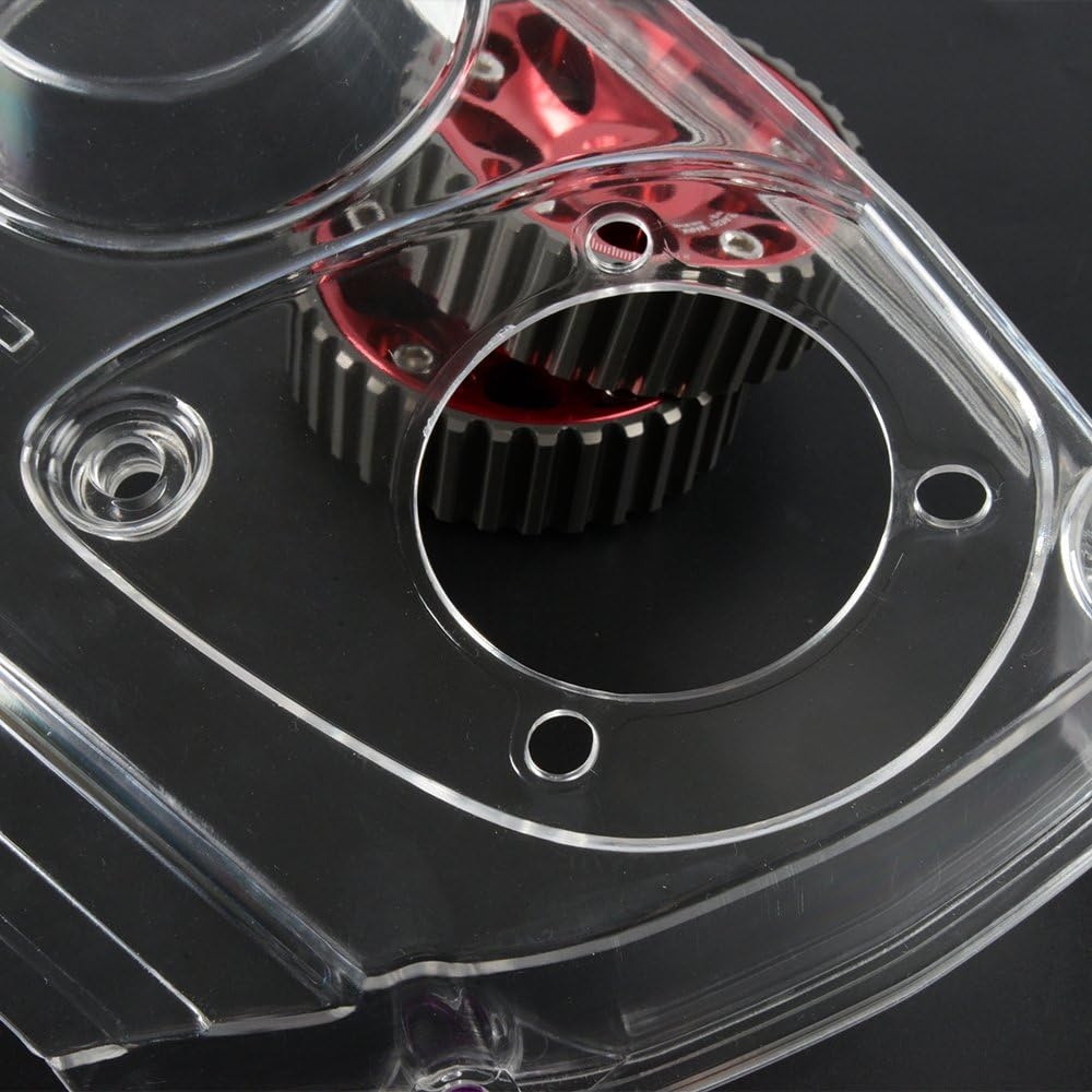 G-PLUS Clear Cam Gear Timing Belt Cover Cam Pulley Compatible With TOYOTA SUPRA JZA80 ARISTO 2JZGTE 2JZ - Image 15