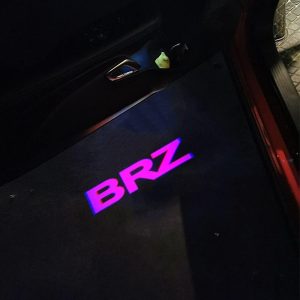 2 pcs Non-Fading LED Car Door Logo Lights Courtesy Projector Laser Welcome Light Ghost Shadow Puddle lamp Compatible For BRZ Accessories (BRZ, ZD6 2012-2020)