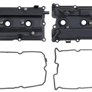 JDMSPEED New Engine Valve Cover With Gaskets Left – Right Side Replacement For Altima Maxima Murano I35 V6 3.5L 2002-2007 Replace 264-985 264-984 13264-8J113 13264-7Y000 (Set of 2)
