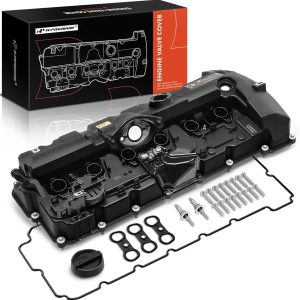 A-Premium Engine Valve Cover – Compatible with BMW Vehicles – 2.5L, 3.0L – 125i, 128i, 130i, 323i, 328i, 525i, 528i, 530i, X3, X5, Z4 – E60 E70 E82 E83 E84 E89 E90 E92 – Replace 11127552281
