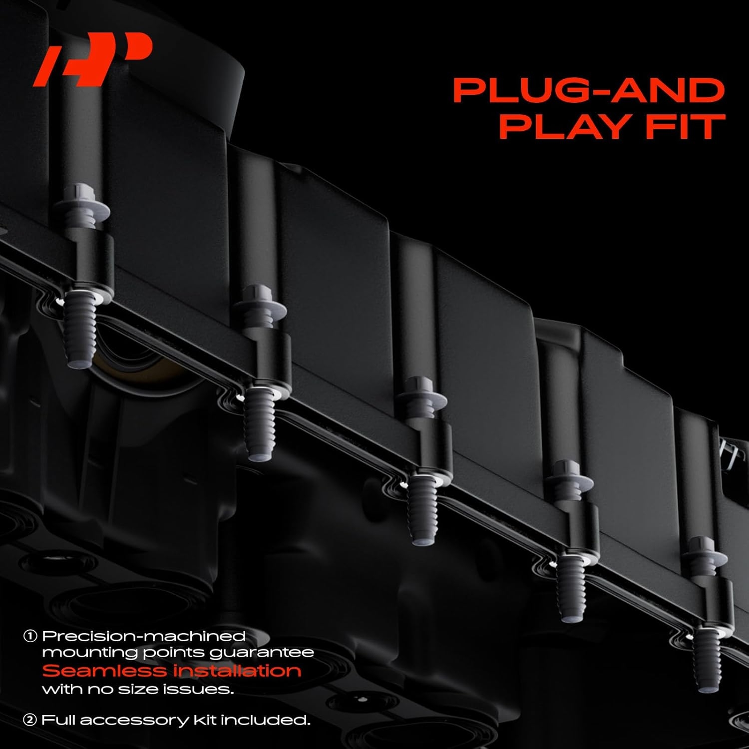 A-Premium Engine Valve Cover - Compatible with BMW Vehicles - 2.5L, 3.0L - 125i, 128i, 130i, 323i, 328i, 525i, 528i, 530i, X3, X5, Z4 - E60 E70 E82 E83 E84 E89 E90 E92 - Replace 11127552281 - Image 5